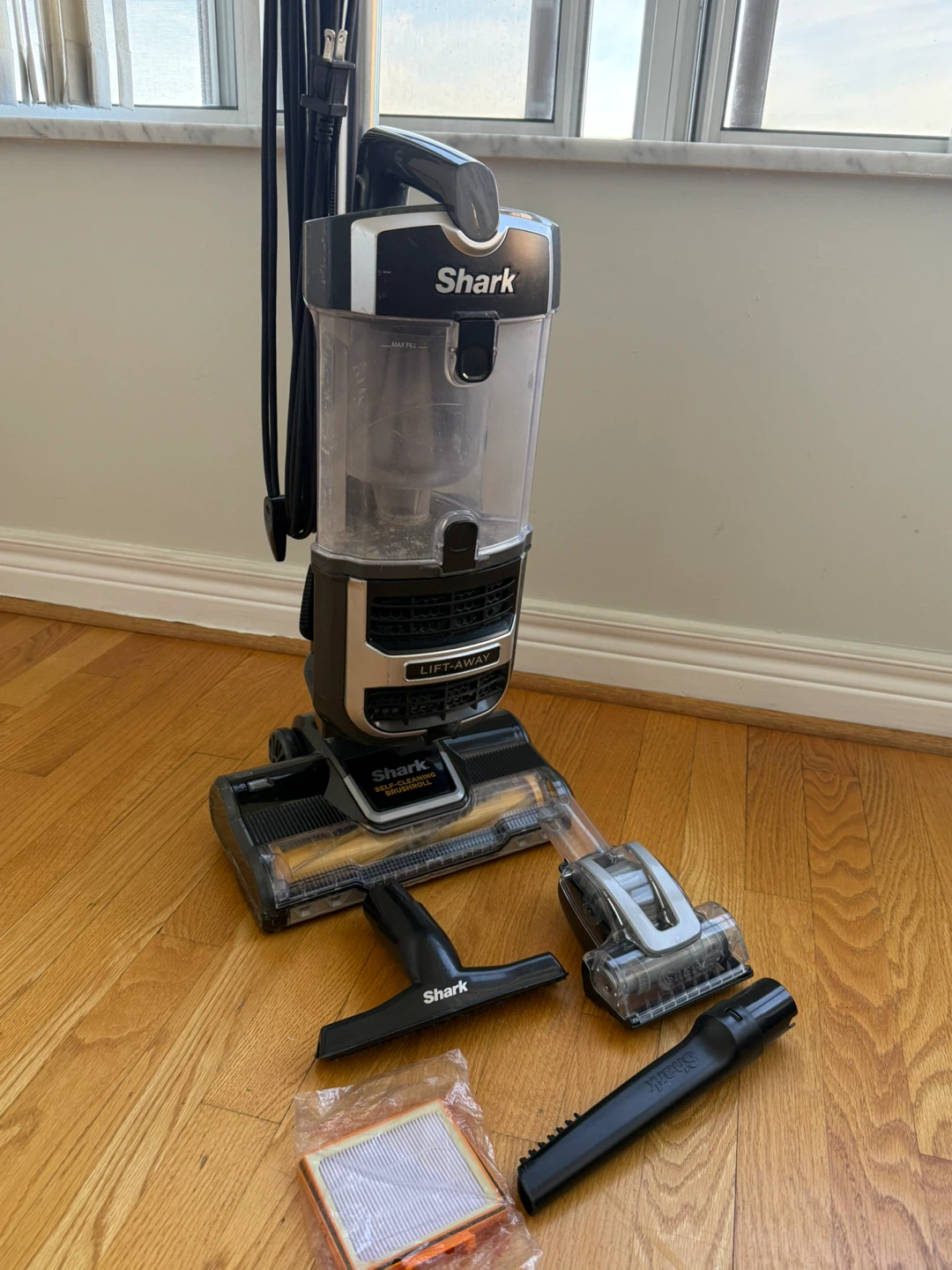 Shark Lift-Away Upright Vacuum-pet hair
