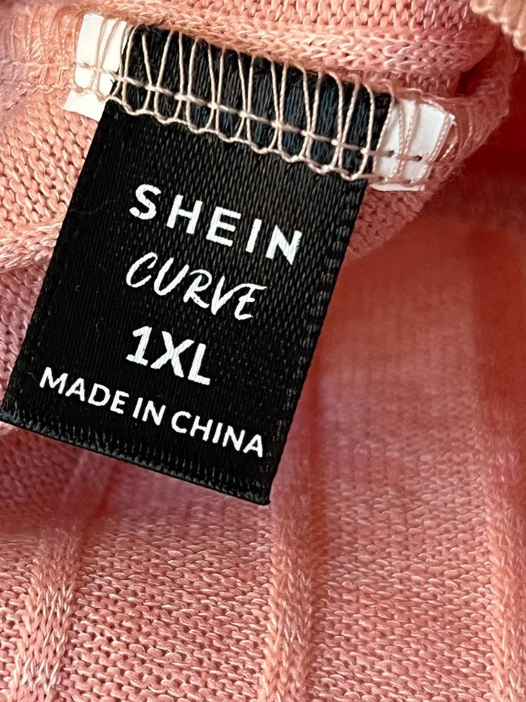 SHEIN Curve Ribbed Tie-Front Long Sleeve Top - photo 4
