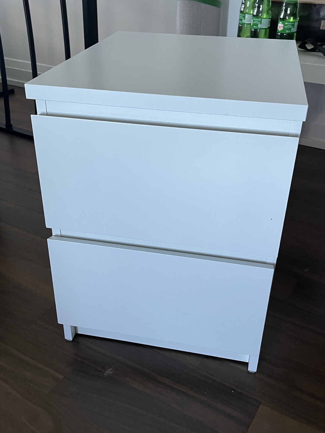 IKEA White 2-Drawer Nightstand
