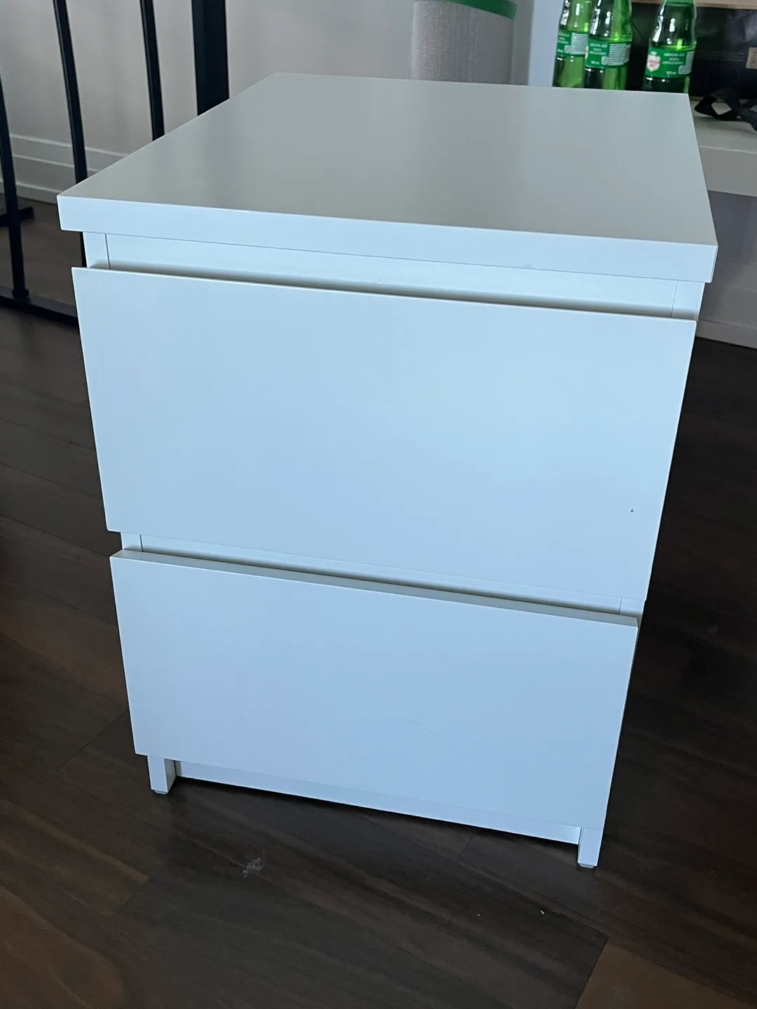 IKEA White 2-Drawer Nightstand