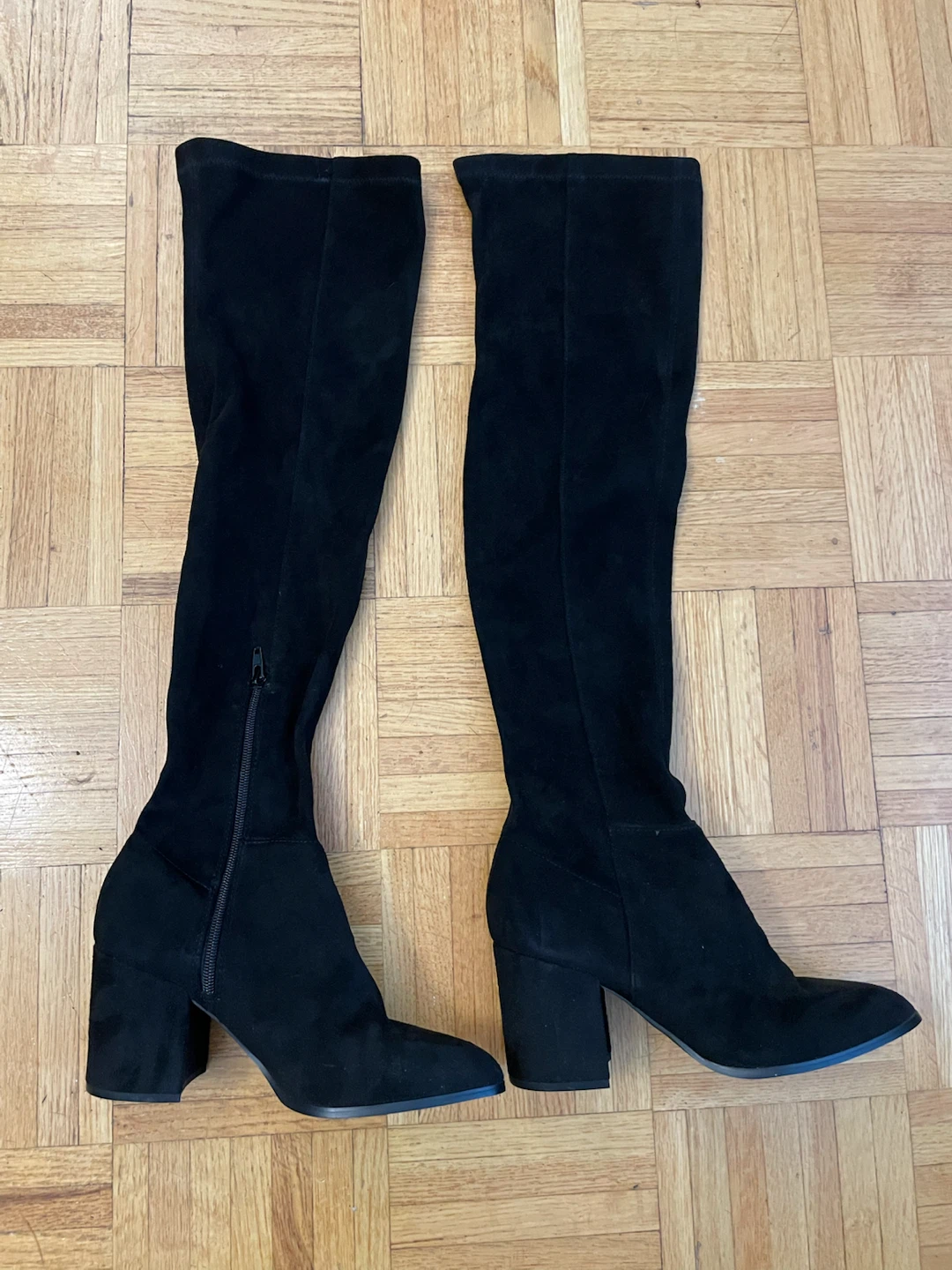 Steve Madden Black Over-the-Knee Boots - photo 2