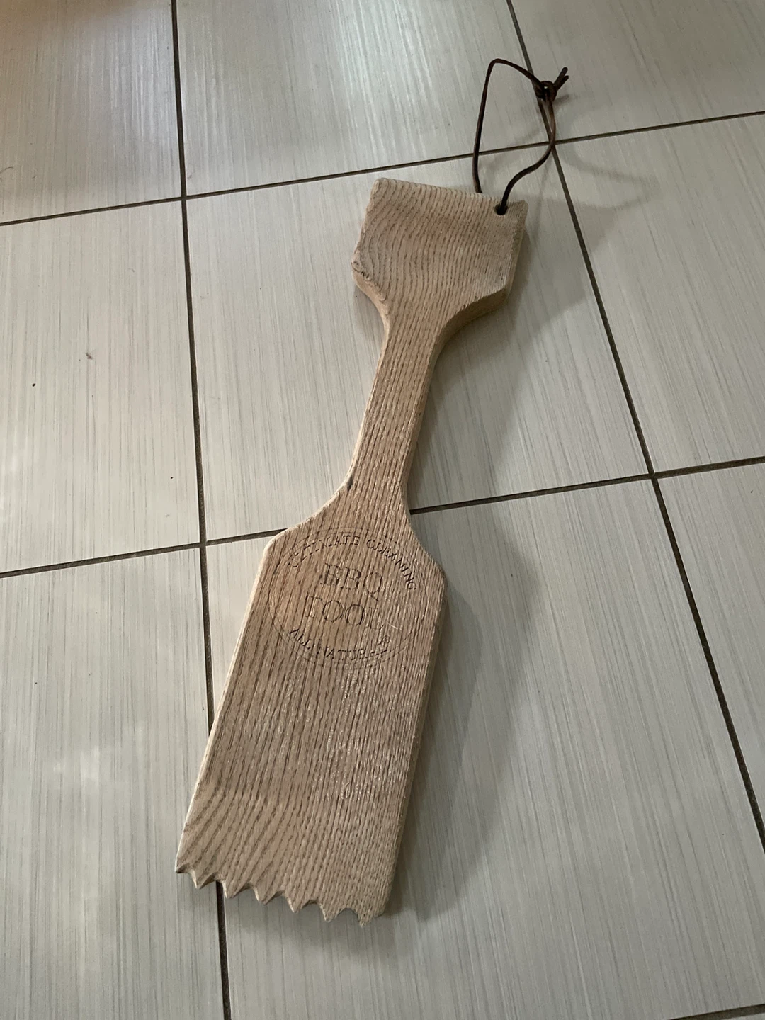 Wooden BBQ Cleaning Tool
