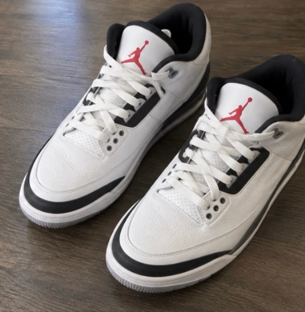 Jordan 3 Retro White Black - photo 2