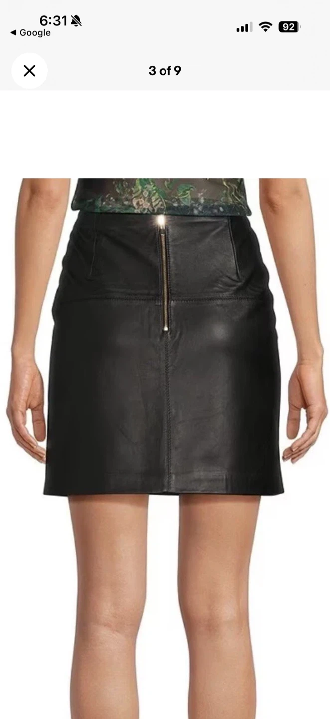 Ted Baker VALIAT Leather Mini Skirt - photo 2