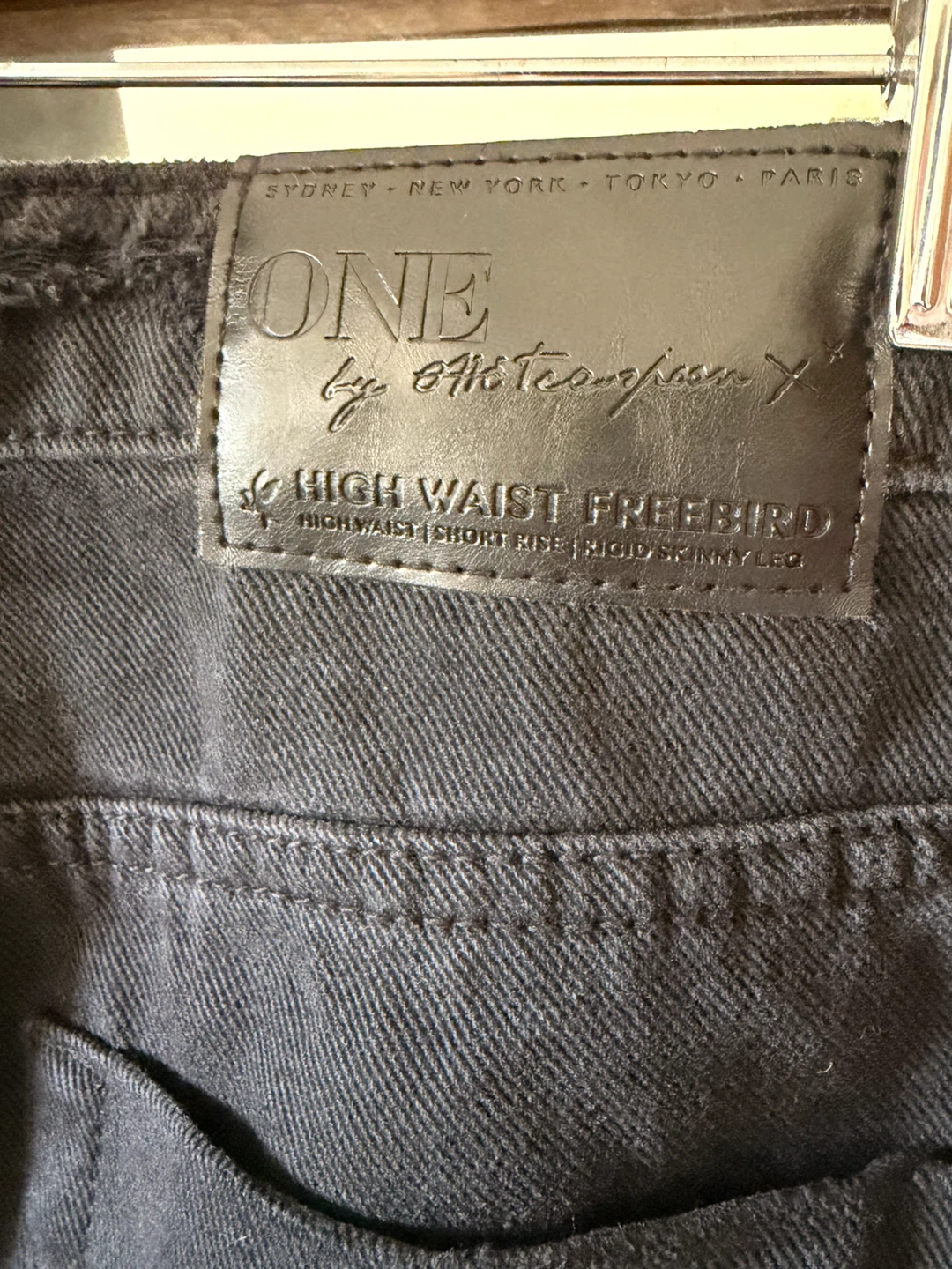 One X OneTeaspoon Freebird Jeans Black Size 26 - photo 4