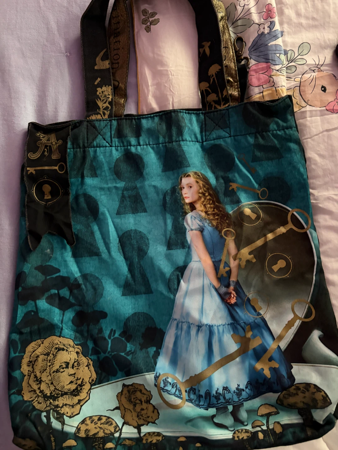Alice in Wonderland Tote Bag