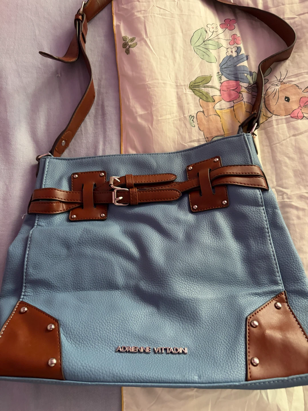 Adrienne Vittadini Light Blue Crossbody Bag