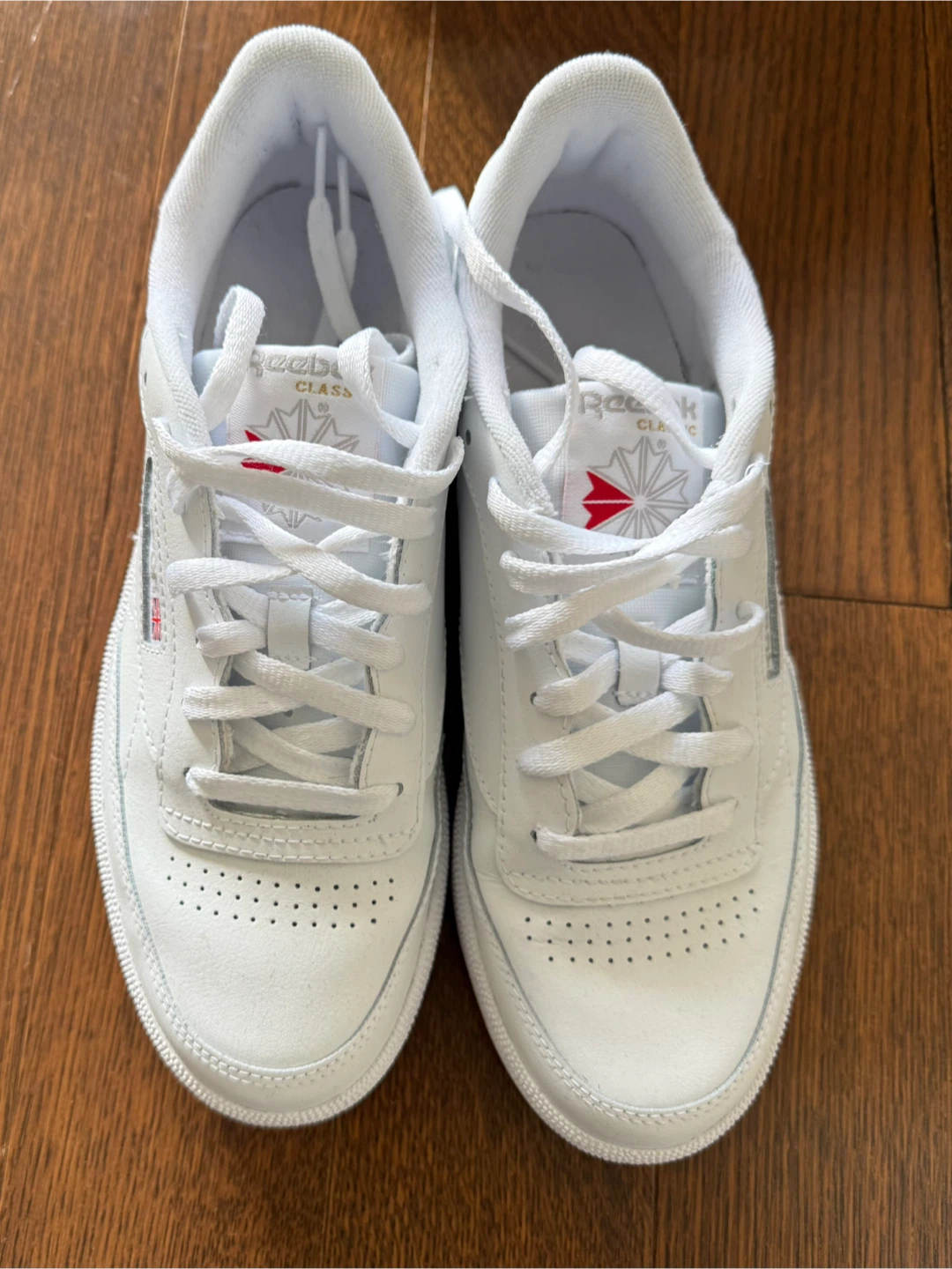 White Reebok Club C 85 Sneakers - photo 4