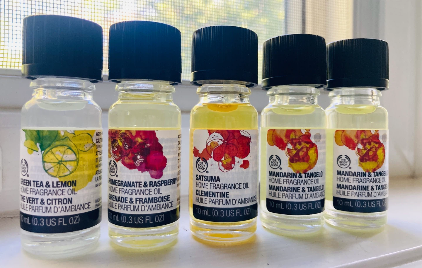 Body Shop home fragrance oils