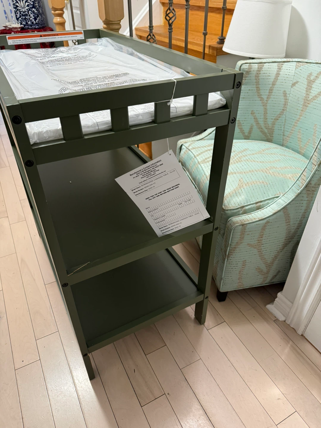 Storkcraft Morningside Changing Table - Olive - photo 4