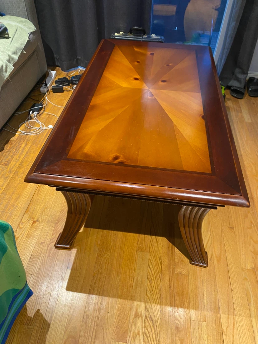 Wooden Coffee and End Table Set