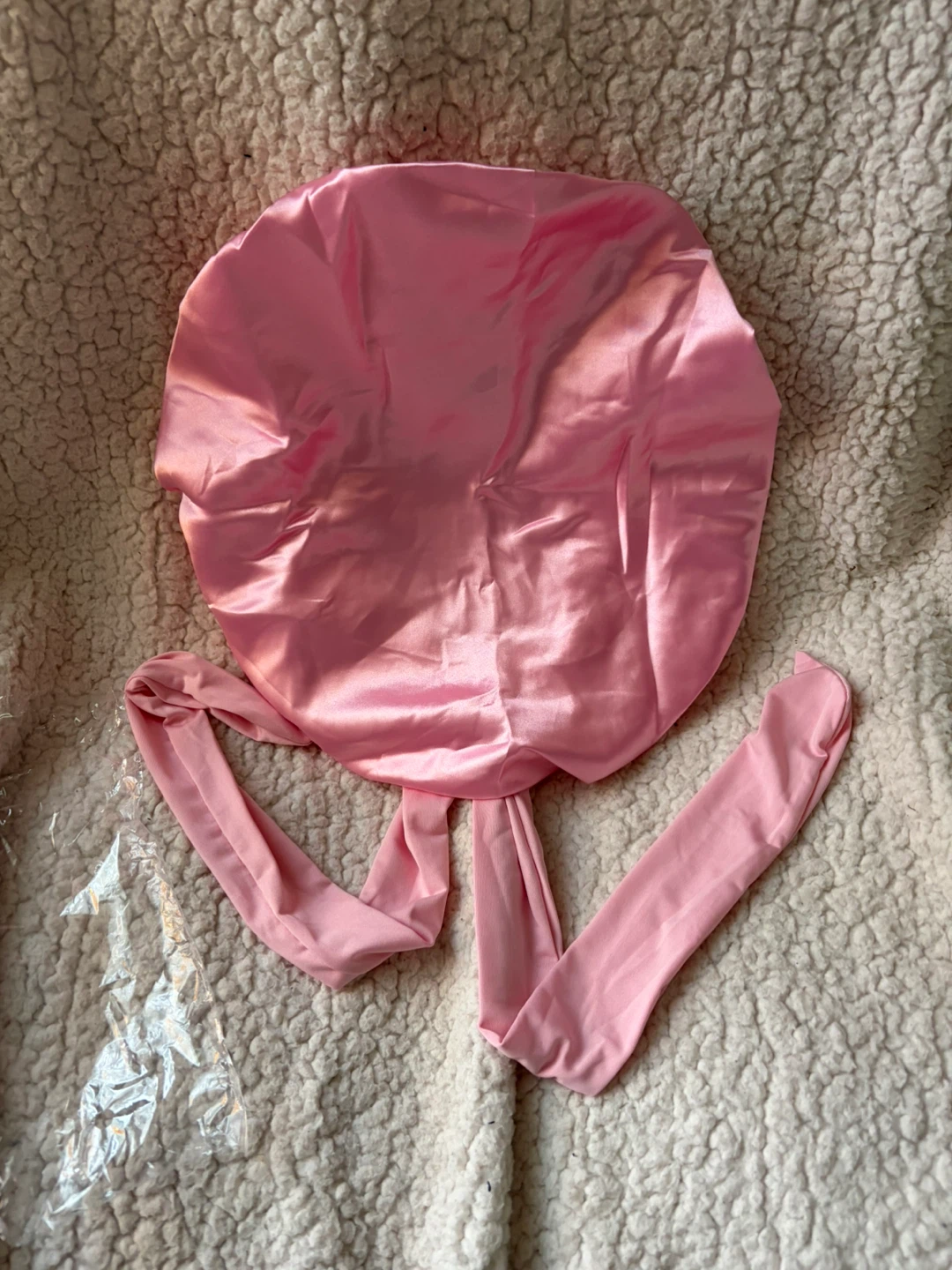 Pink Satin Sleep Bonnet - photo 3