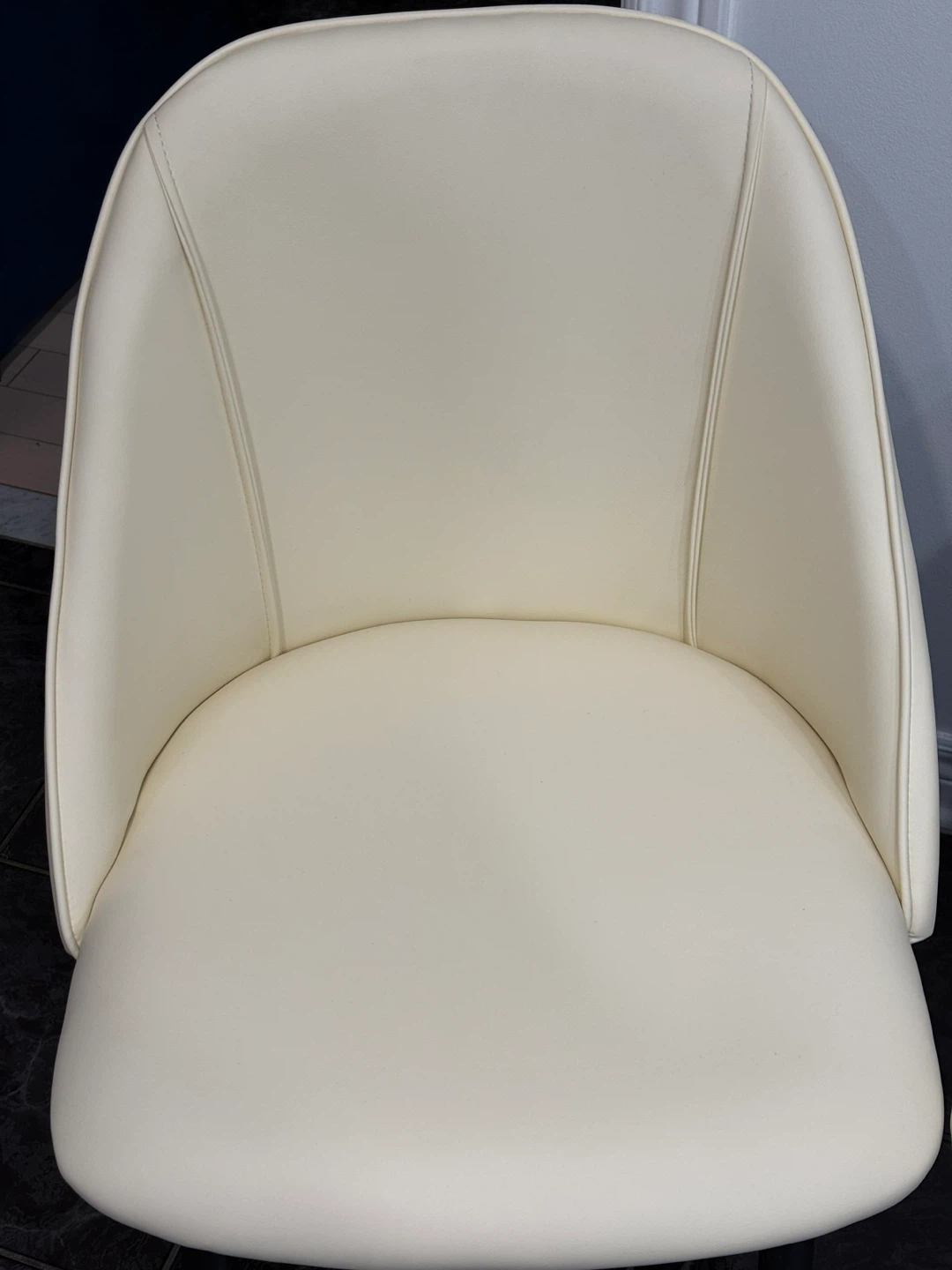 Set of Two Cream Dining Chairs - photo 3