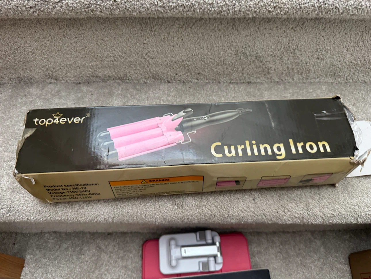 top4ever Triple Barrel Curling Iron - photo 2