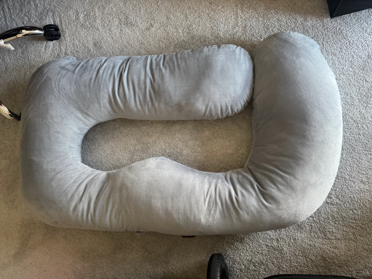 C-Shaped Grey Pregnancy Pillow - photo 2