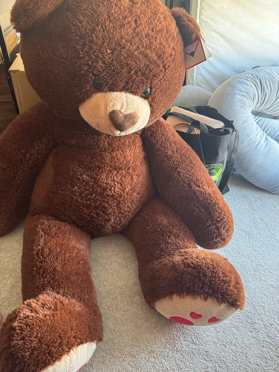 Large Brown Plush Teddy Bear