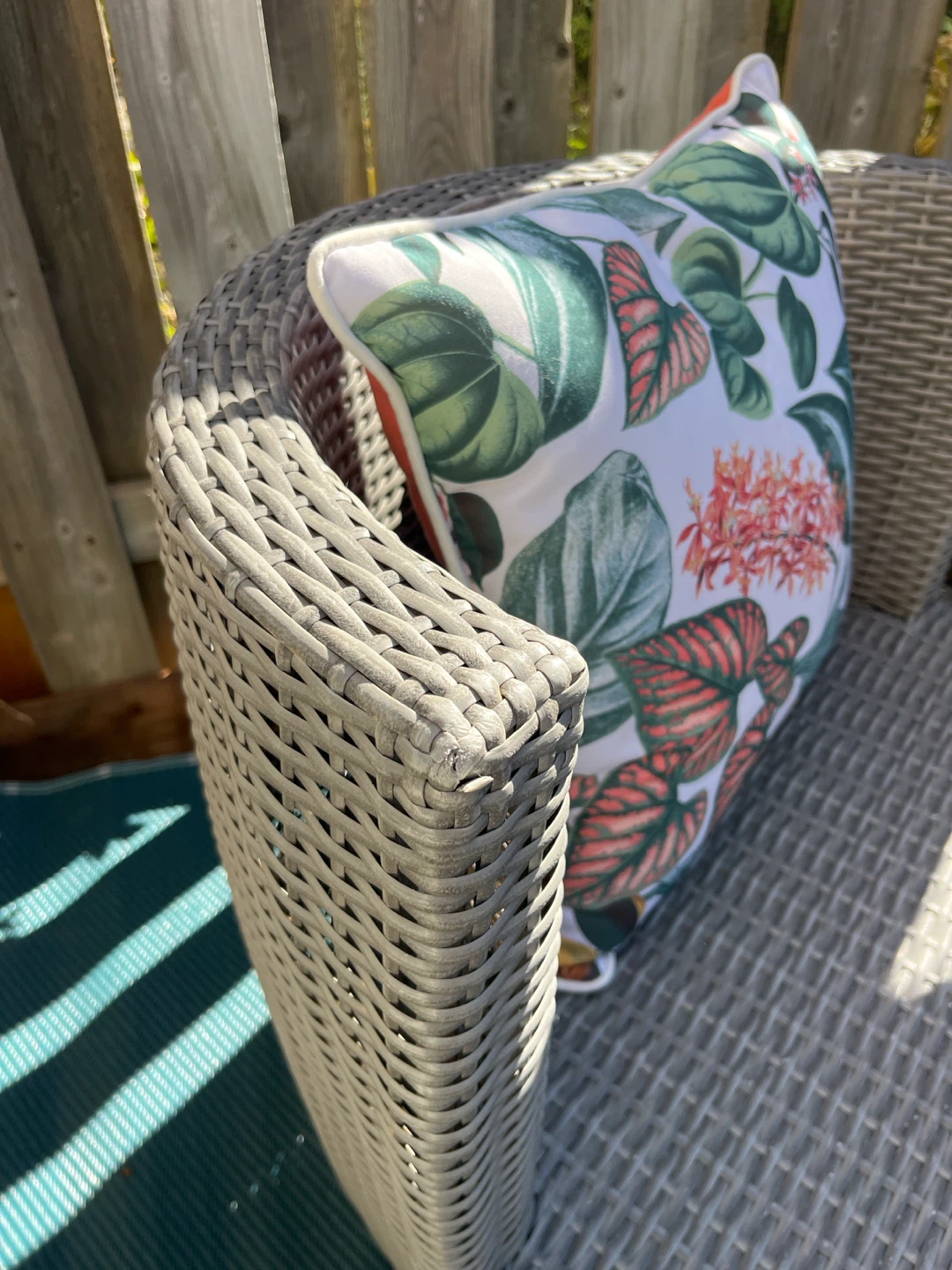 3-Piece Wicker Patio Bistro Set - photo 5