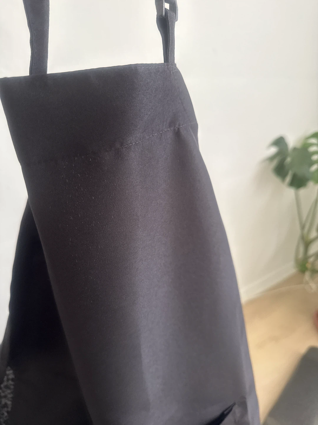 Black Fabric Apron