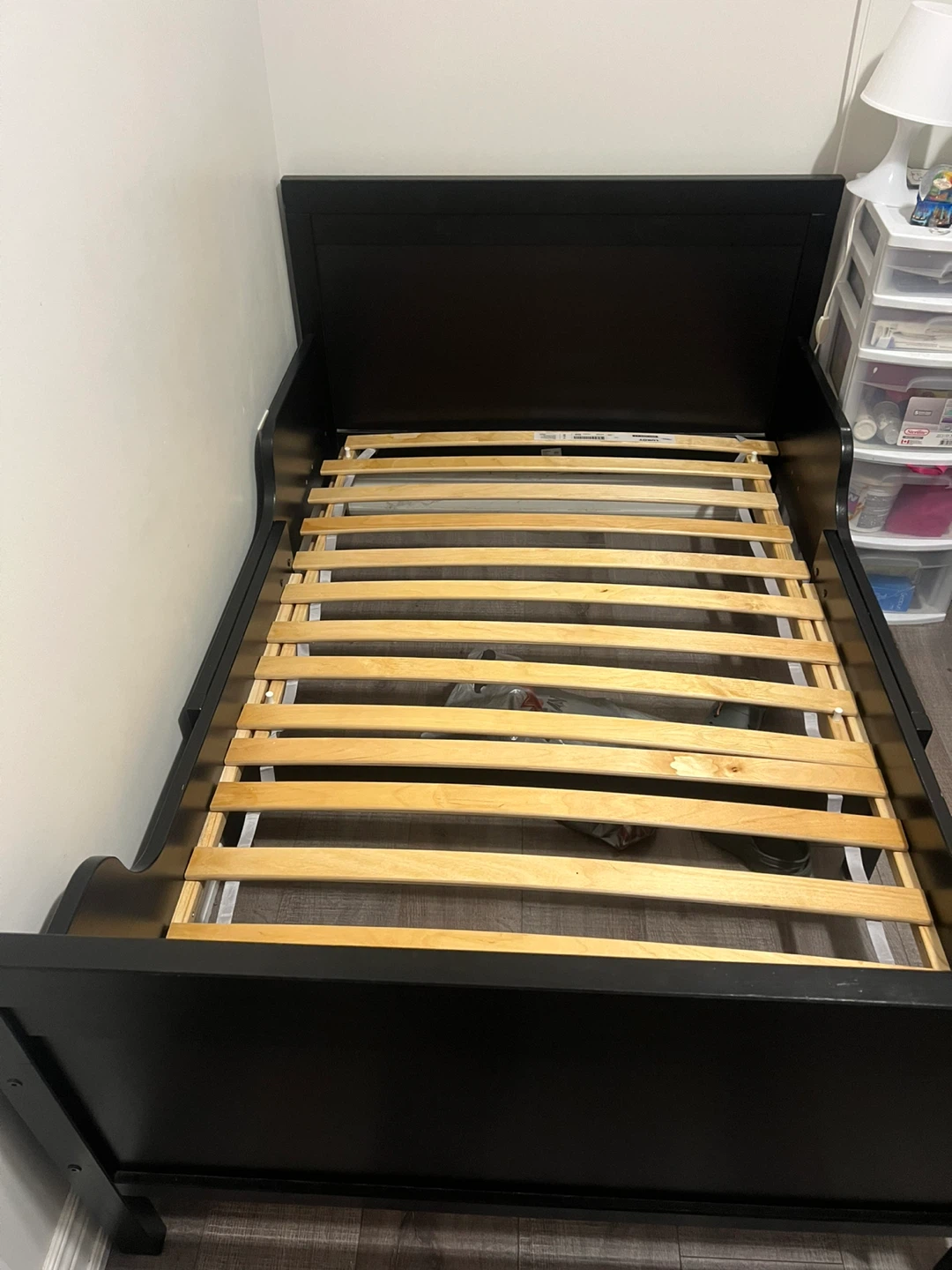 IKEA SUNDVIK Extendable Bed Frame – Black | Great Condition - photo 2
