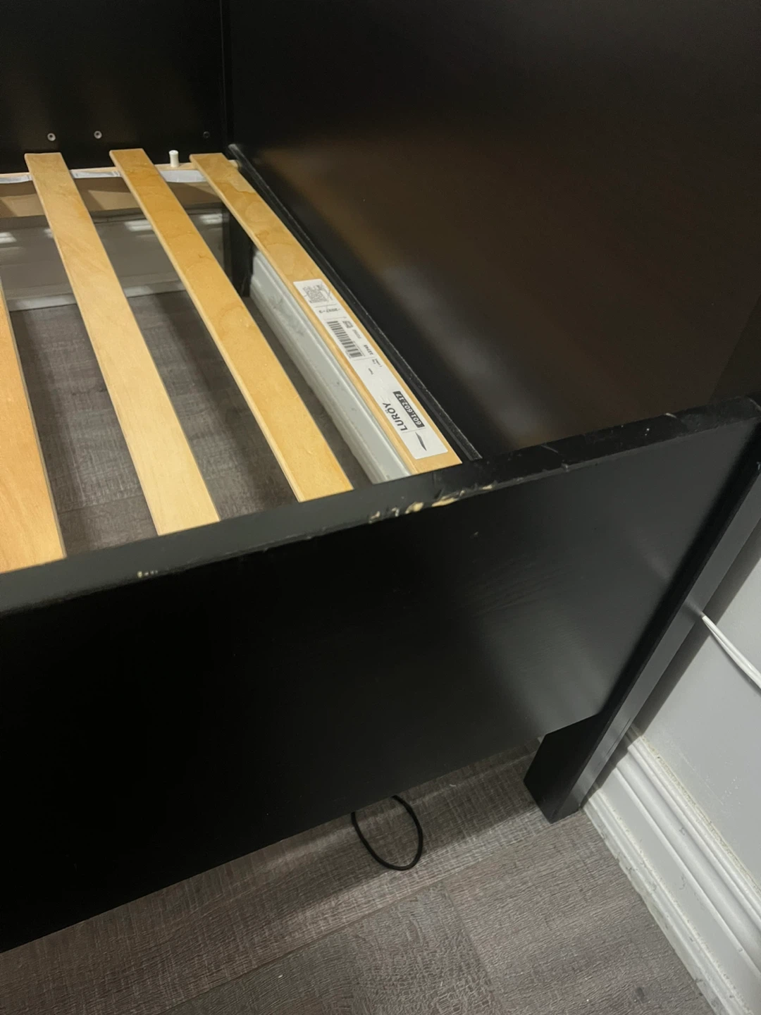 IKEA SUNDVIK Extendable Bed Frame – Black | Great Condition - photo 3