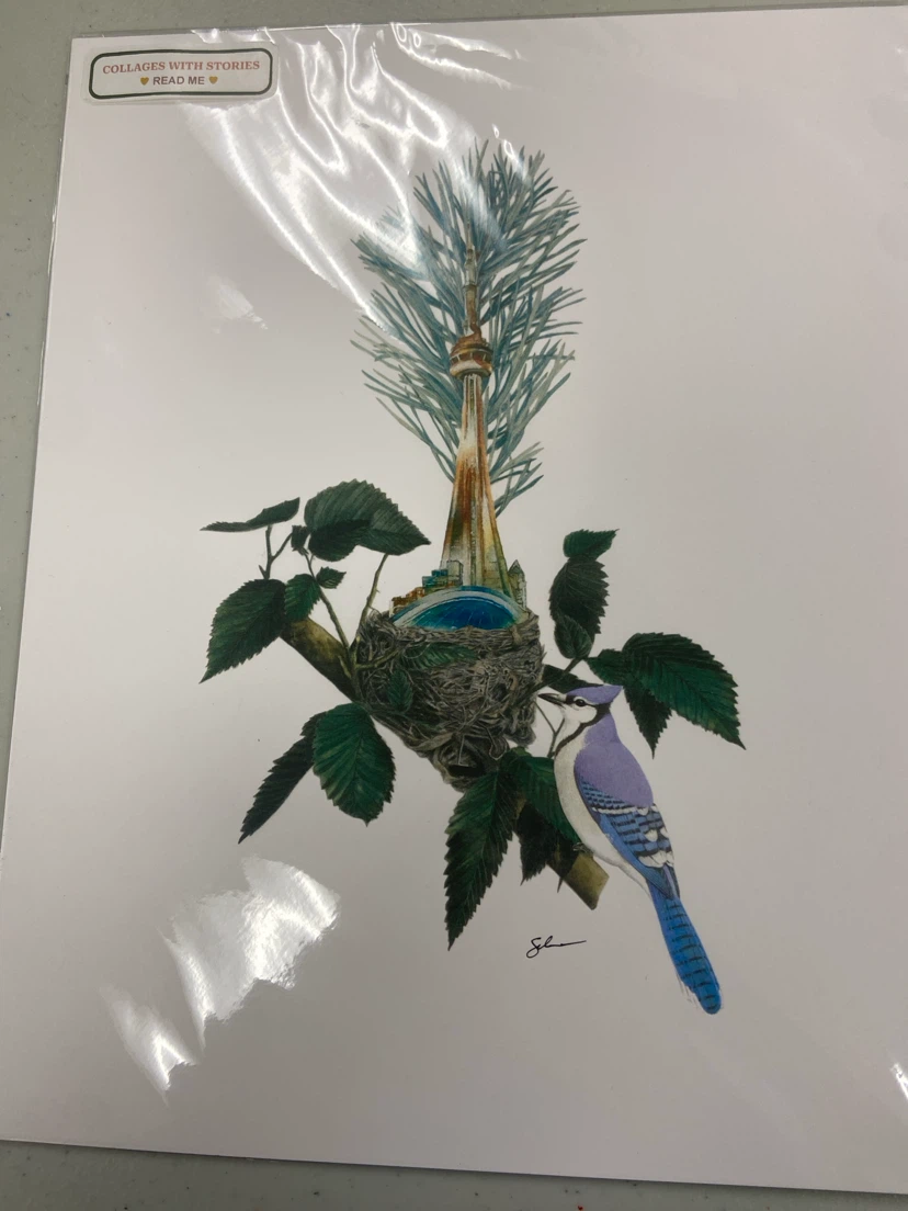Clever Clippings Toronto CN Tower Print