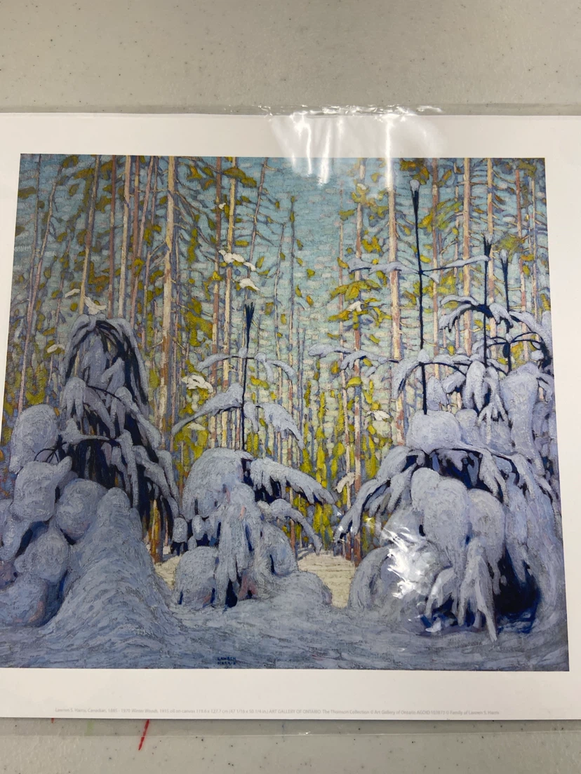 Lawren S. Harris Winter Woods Art Print