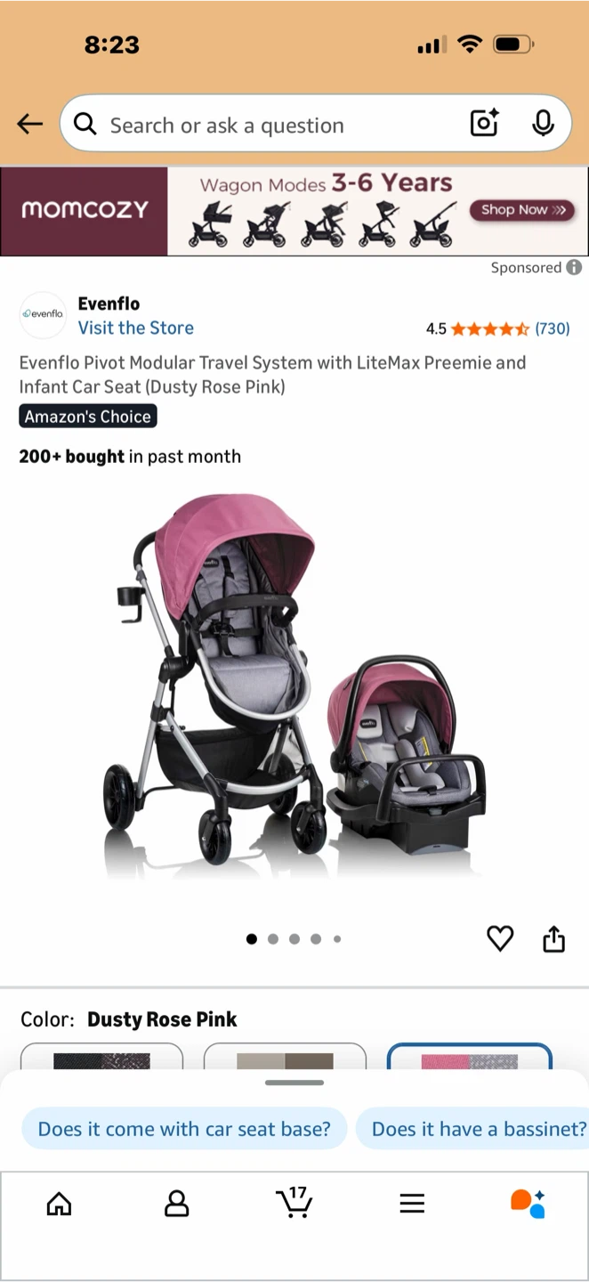 Evenflo Pivot Modular Travel System