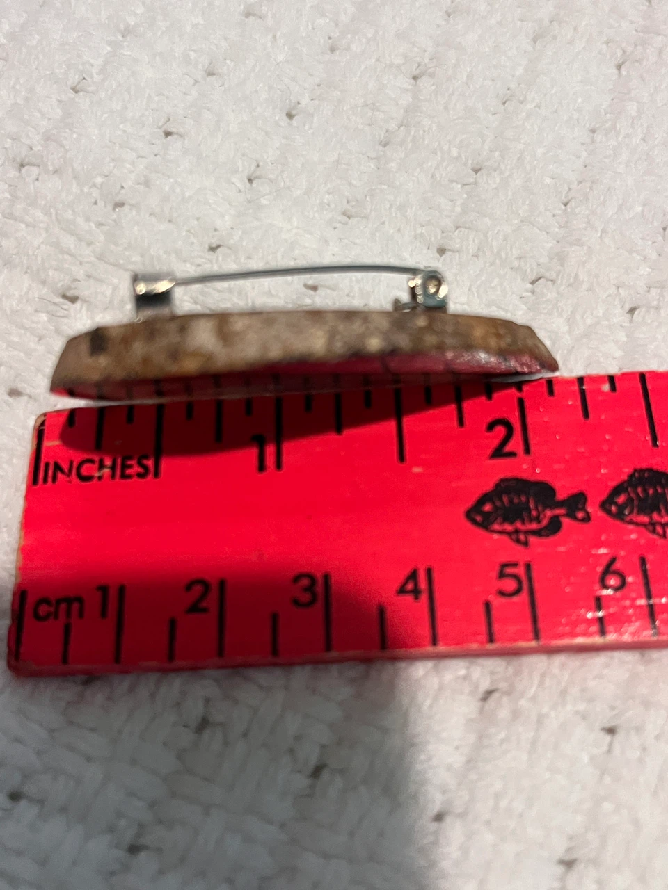 Natural Agate Geode Slice Pin Brooch - photo 5