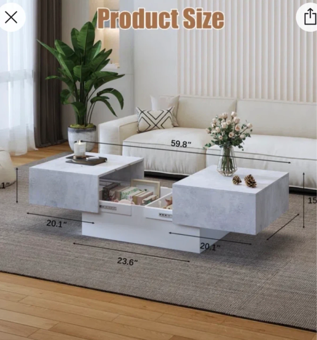Ebern Designs Coffee Table