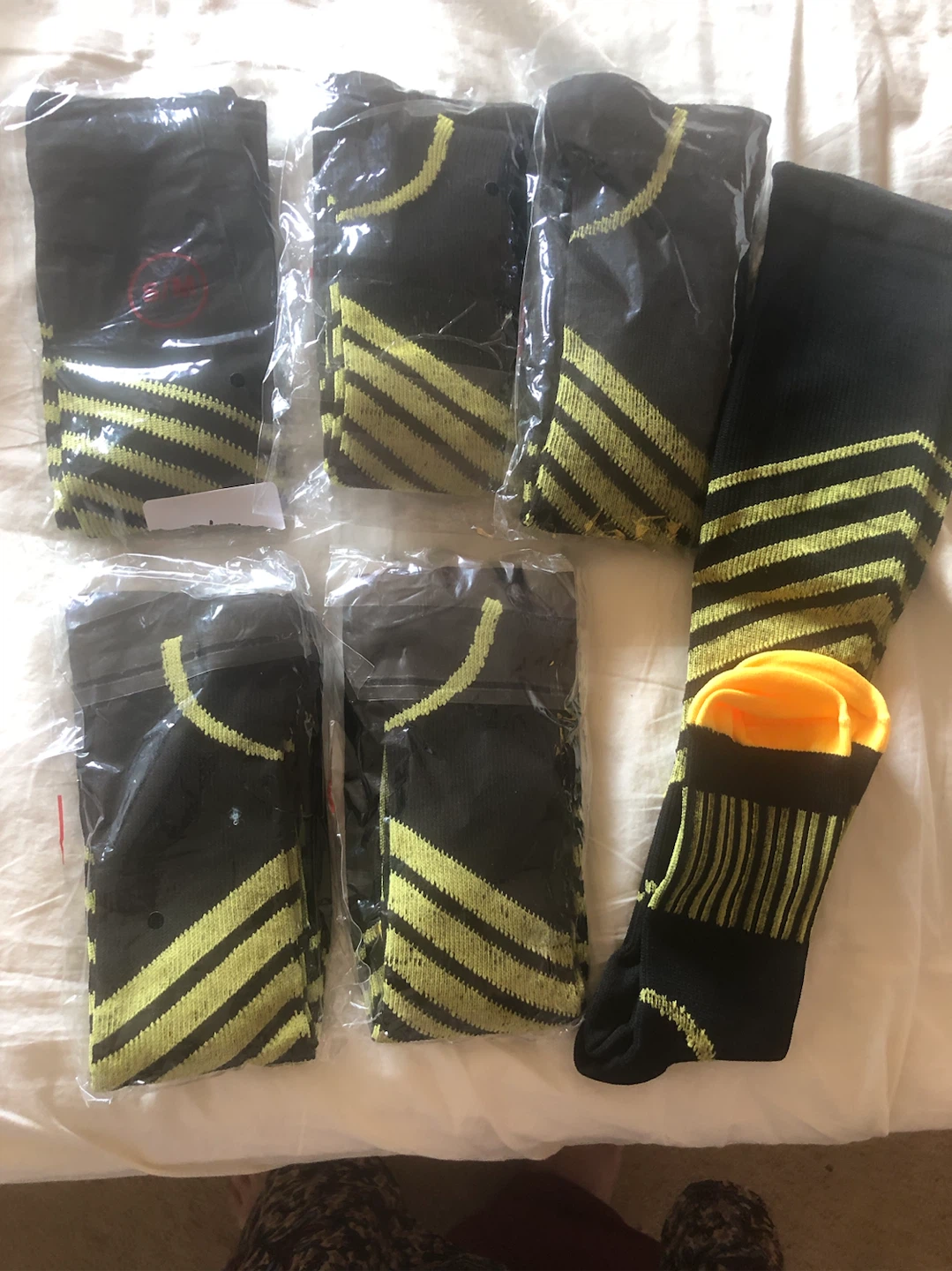 5 Pairs of Athletic Socks small size
