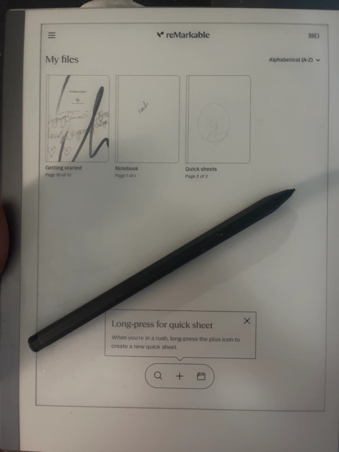reMarkable 2 Digital Tablet with Stylus - photo 2