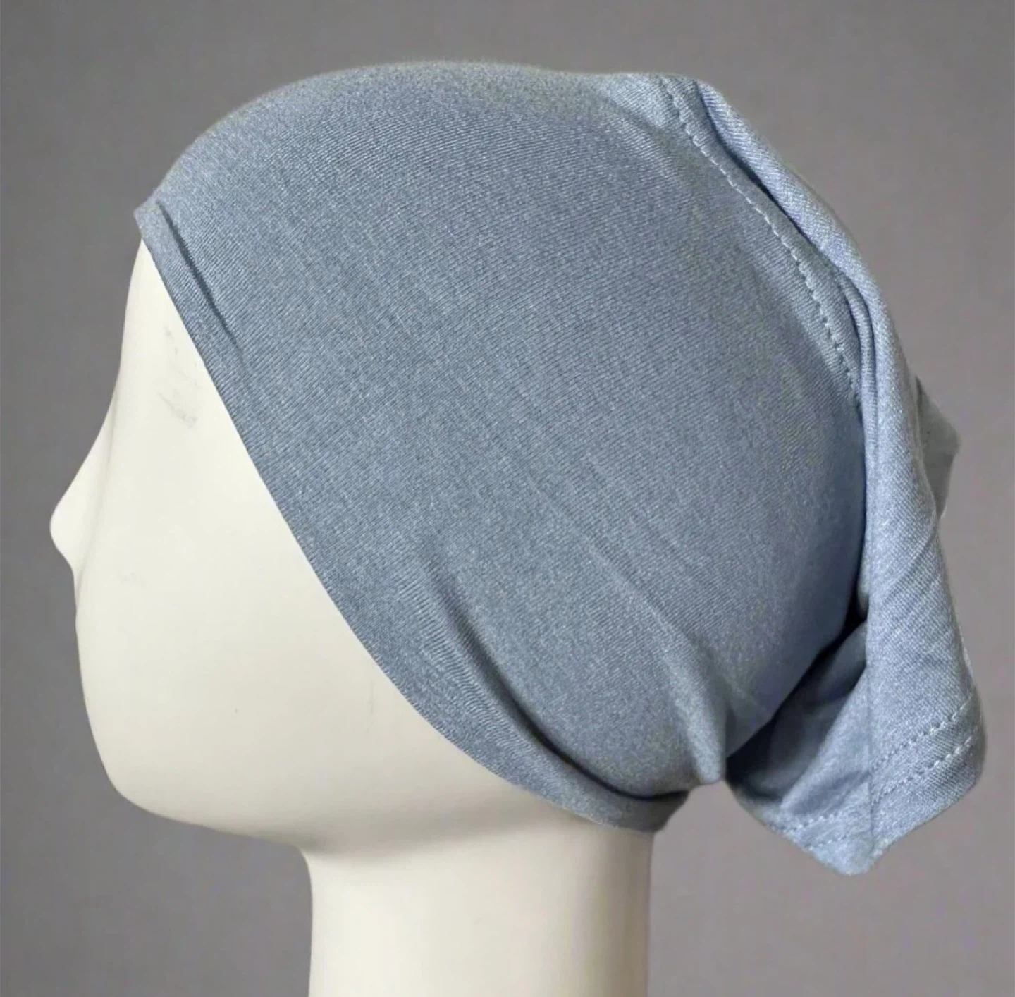 Lightweight cotton jersey beanie - photo 2