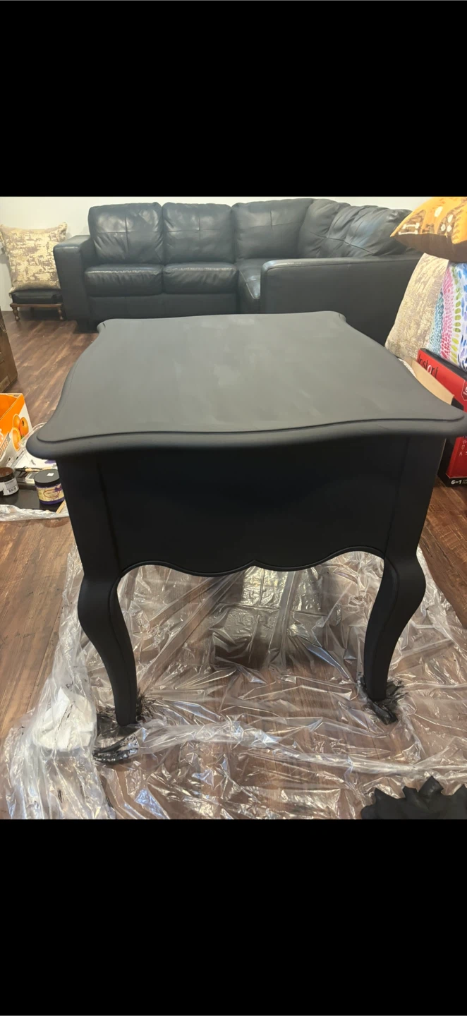 Refinished Drexel Heritage  Black End / Night Stand Table - photo 3