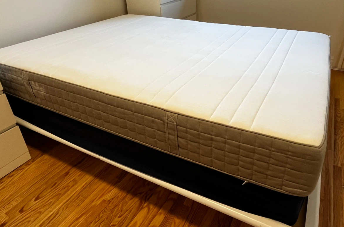 IKEA Queen Mattress-Box Spring-Platform with Storage - photo 2