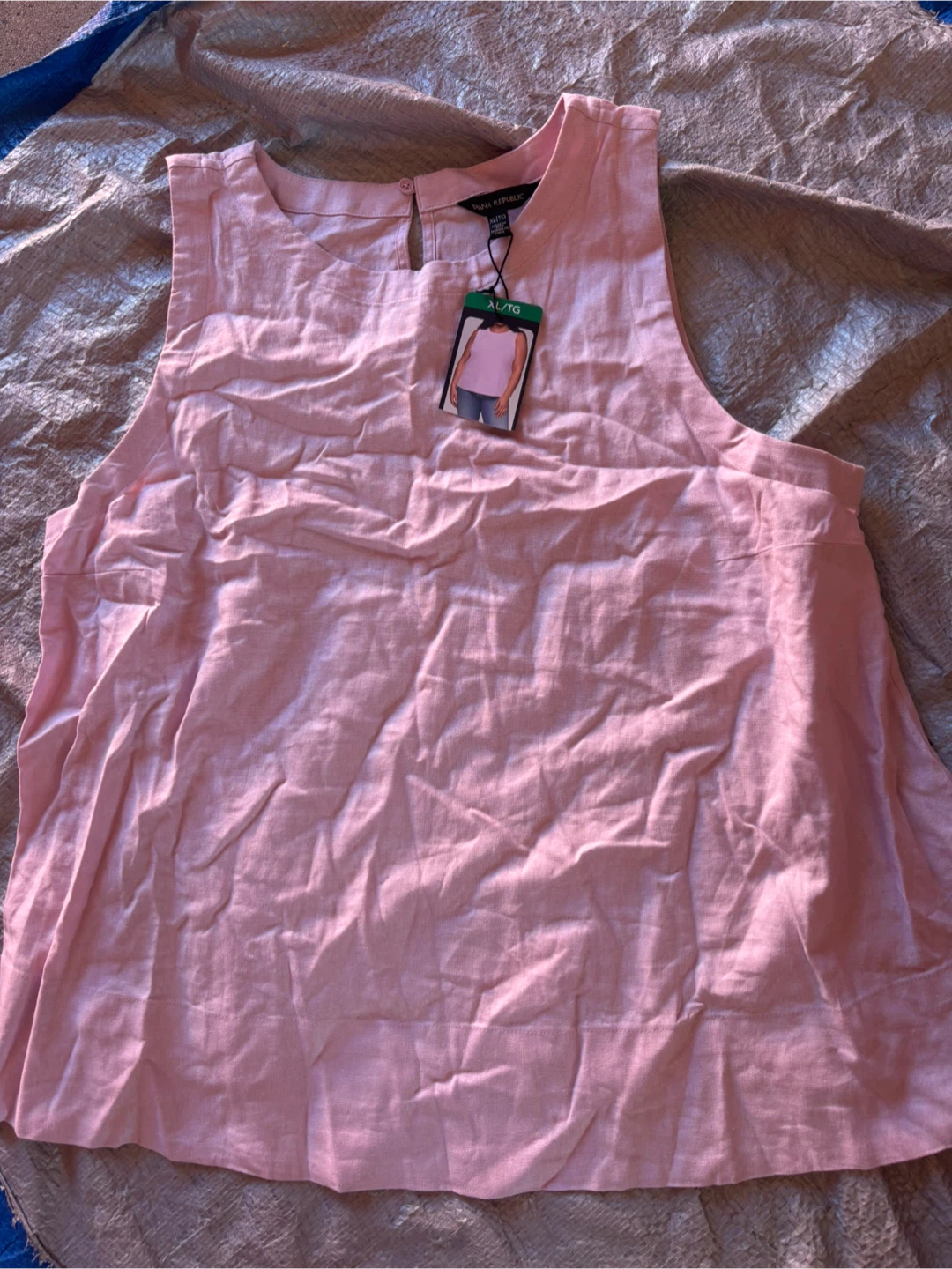 Banana Republic Pink Sleeveless Top