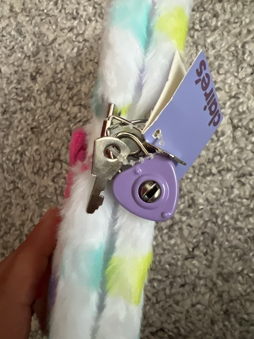 Claire's Fuzzy Llama Diary with Lock - photo 2