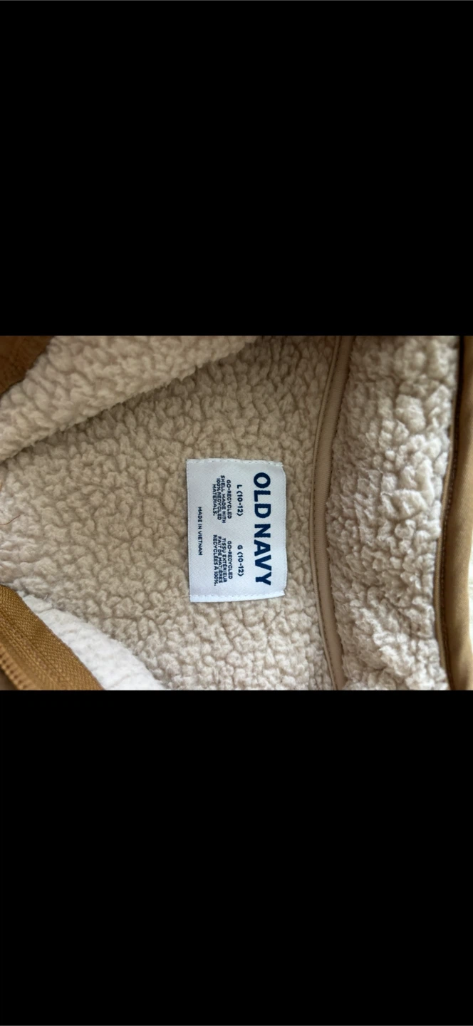 New Old Navy Sherpa Fleece Jacket 10-12Y - photo 3