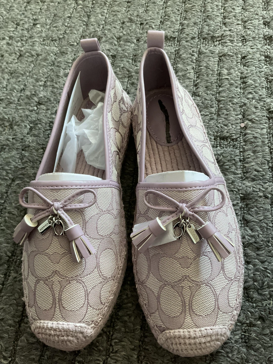 Coach Lavender Monogram Espadrilles - photo 2