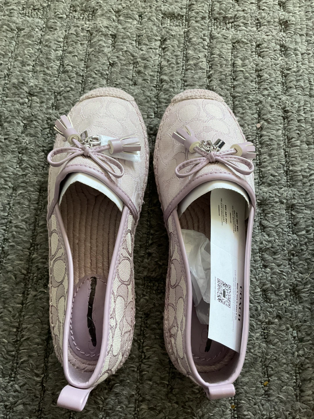 Coach Lavender Monogram Espadrilles - photo 3