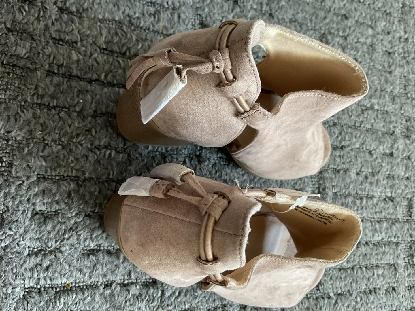 George ladies' open-toe ankle boots, size 6 - photo 3