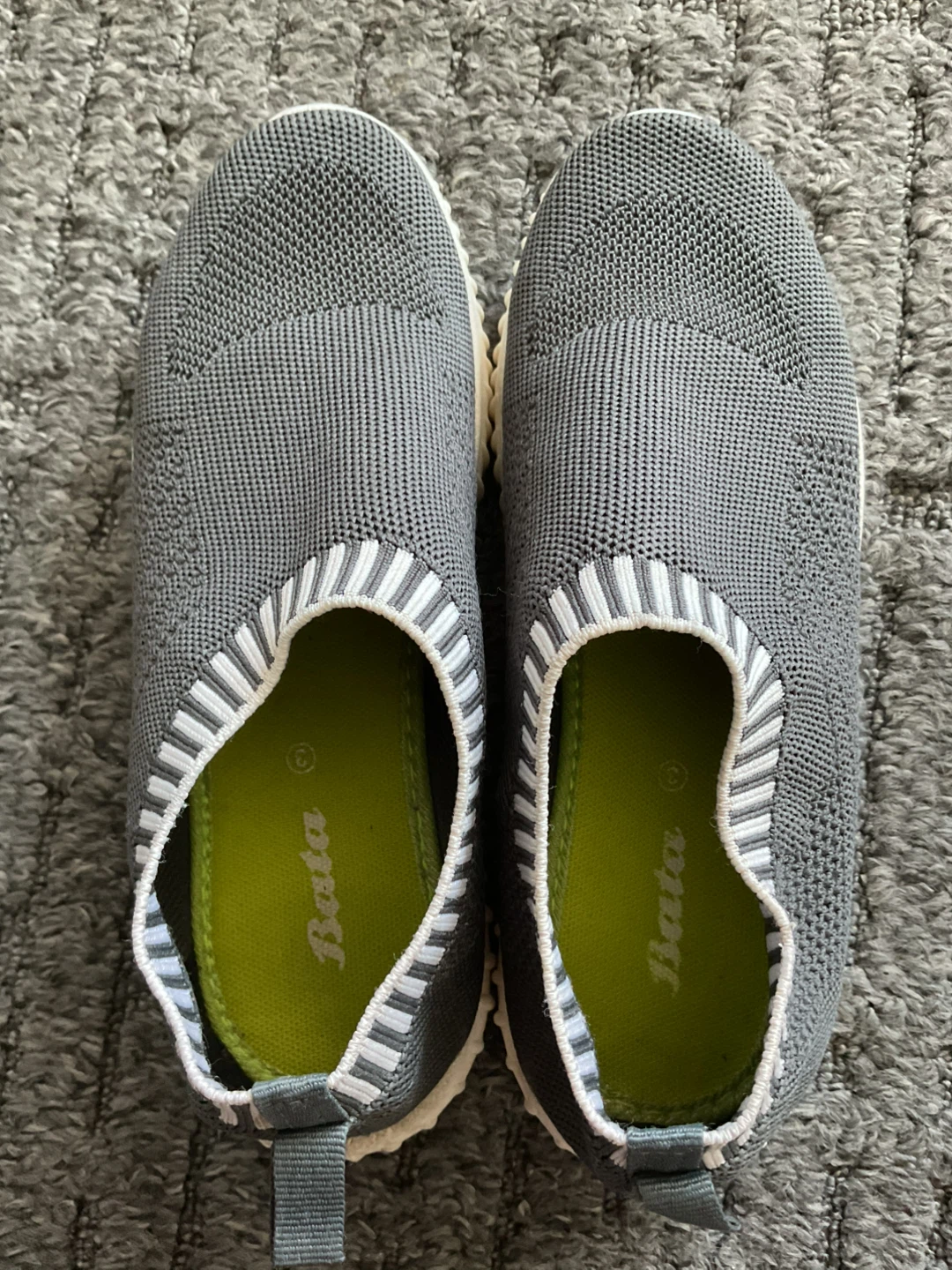Bata Grey Slip-on Knit Sneakers - photo 2