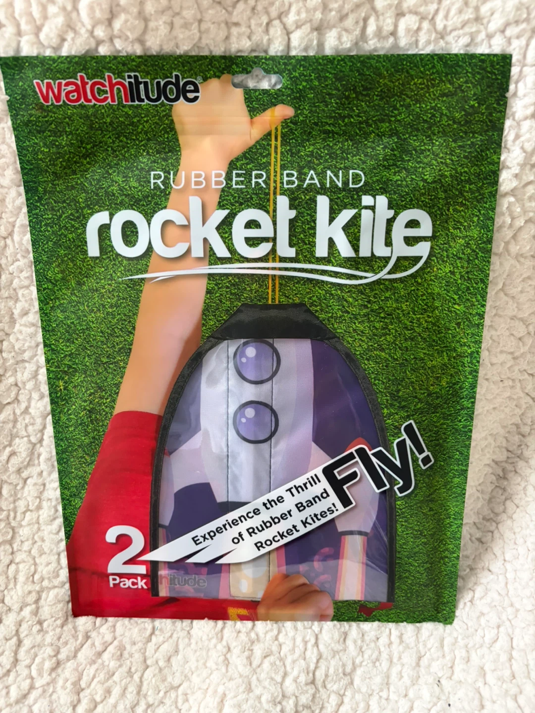 Watchitude Rubber Band Rocket Kite 2 Pack