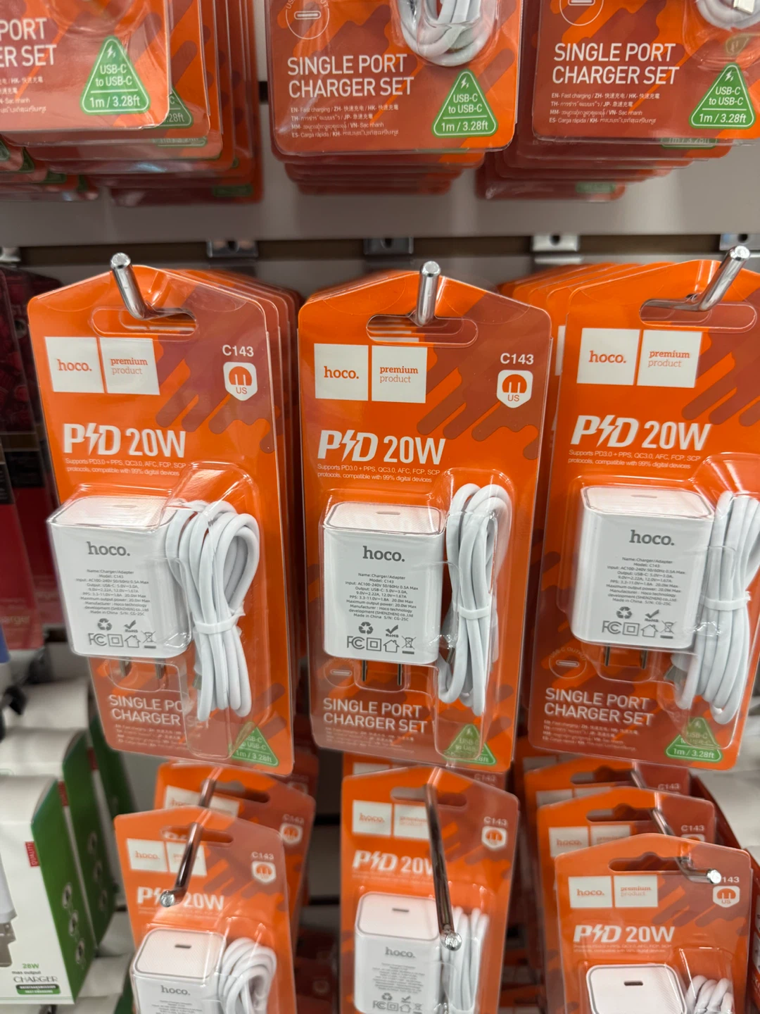 Hoco C143 20W PD Charger Set