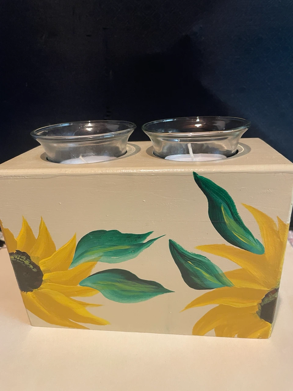 Handpainted NEW Tealight Holder