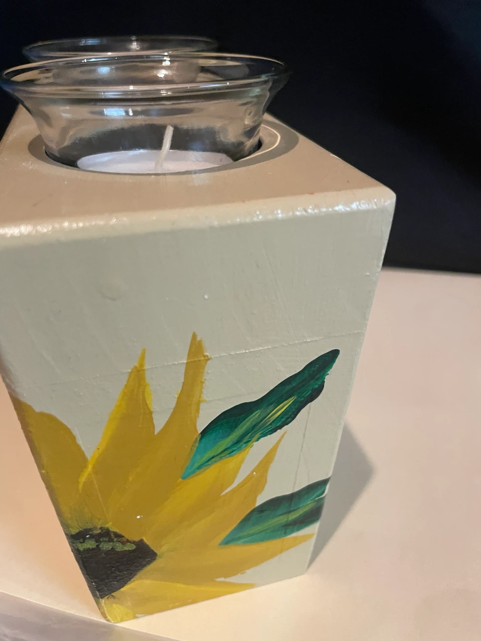 Handpainted NEW Tealight Holder - photo 2
