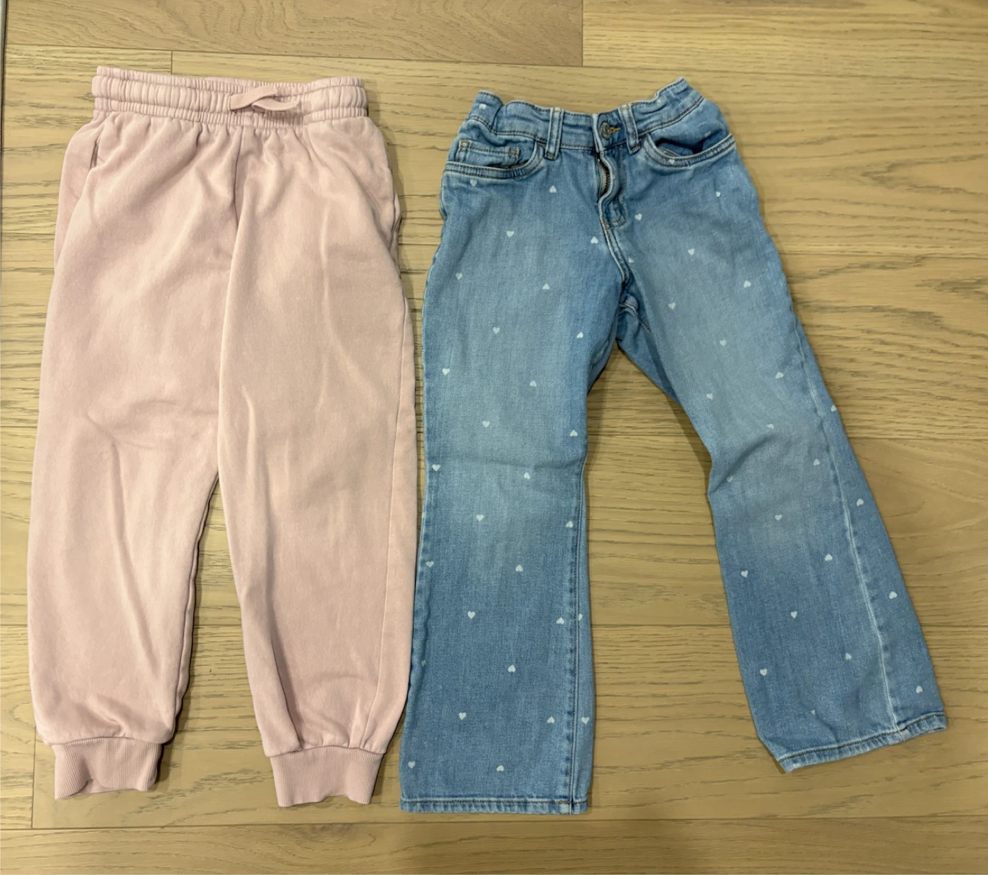 Girls Size 7 Pants Bundle - OshKosh and H&M