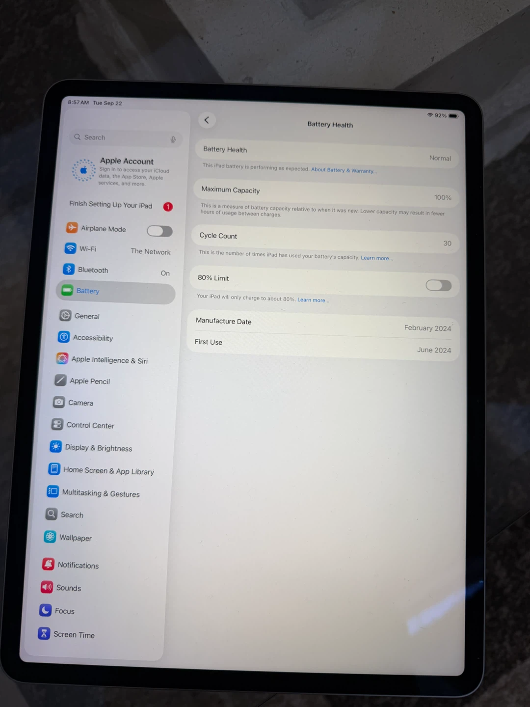 iPad Air M2 128gb Wifi - photo 2