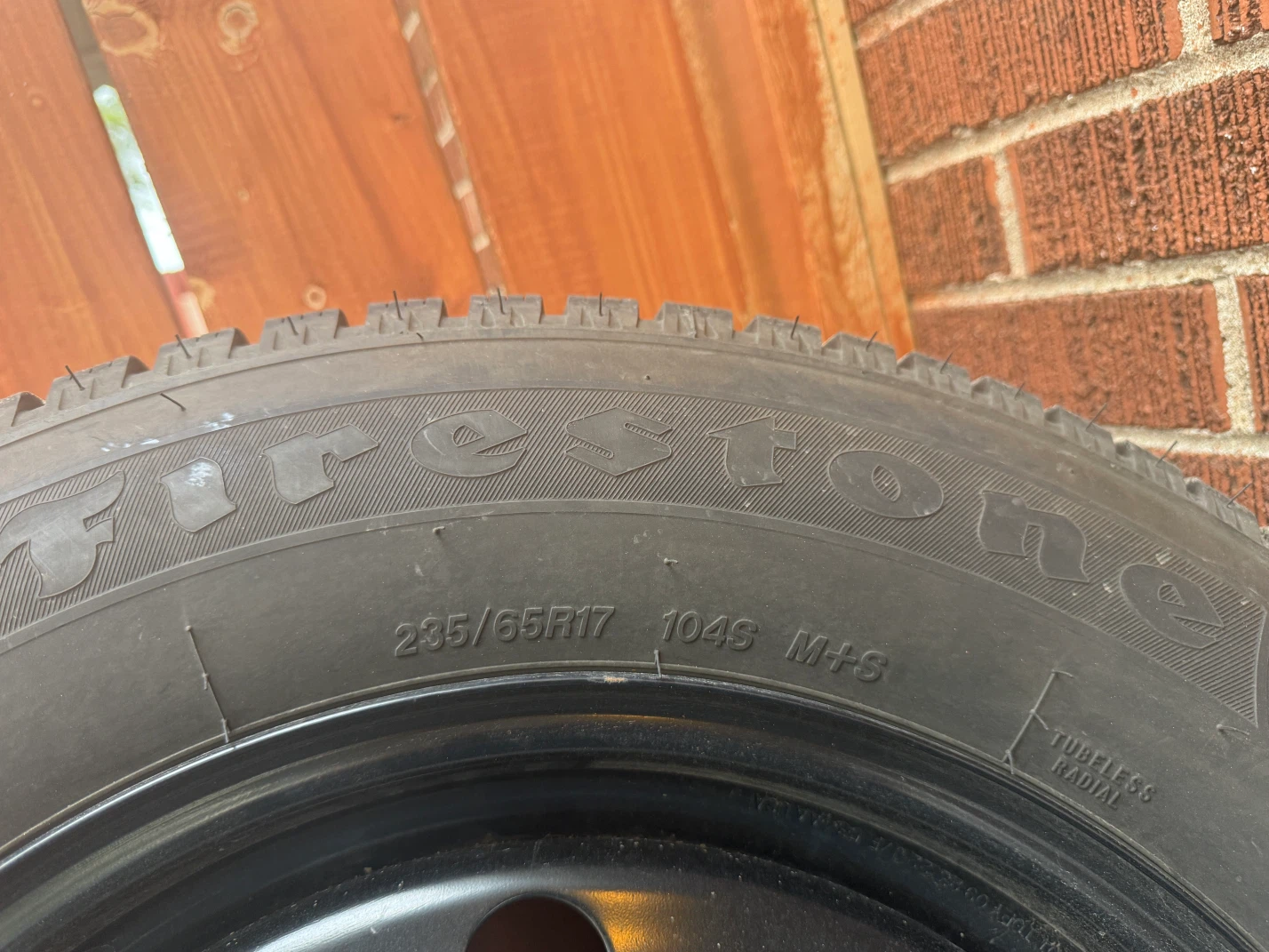 Set of 4 235/65/17 Firestone Winterforce 2 Tires - photo 5