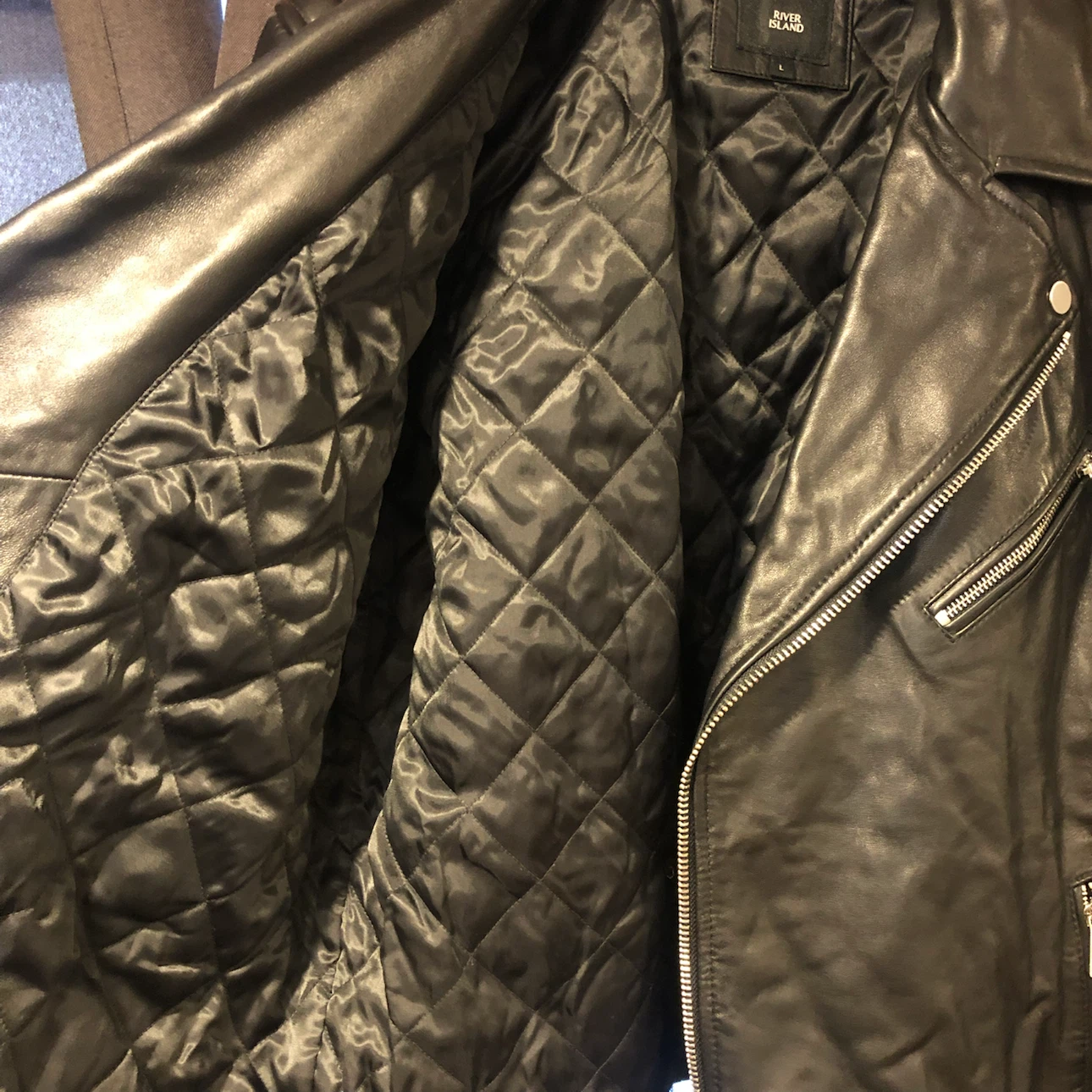 River Island Black Biker Jacket - photo 3