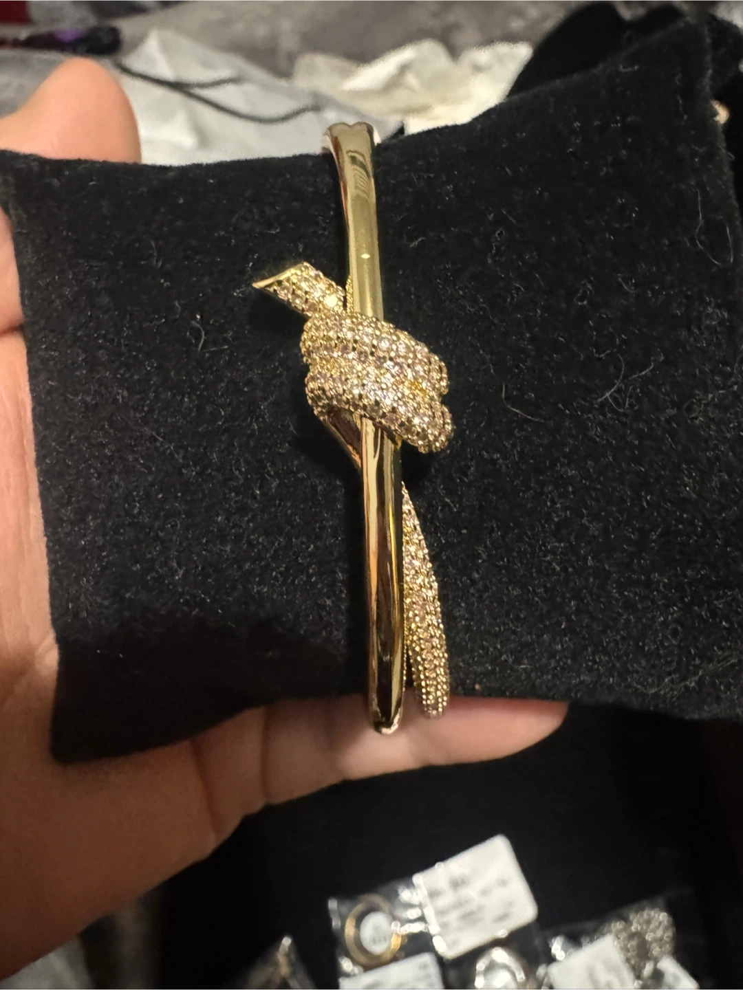 Kate Spade New York Gold Tone Knot Bangle